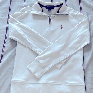 Polo RL Cotton Interlock Quarter-Zip Pullover